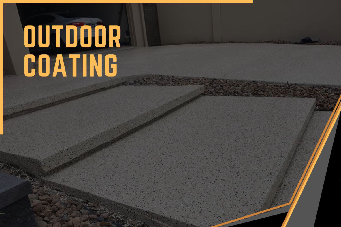 outdoor concrete driveway resurfacing